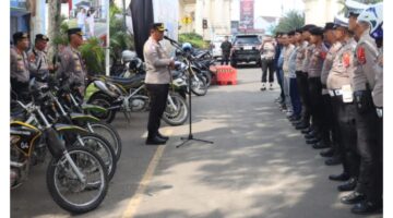 Kapolresta Tangerang Pimpin Apel Siaga Ops Ketupat Maung 2026 di Pos Terpadu Citra Raya