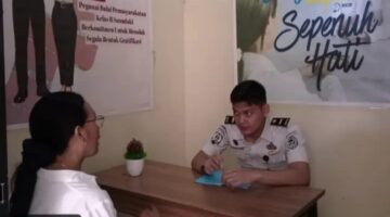 Terima Klien Wajib Lapor, PK Bapas Saumlaki Lakukan Pembimbingan Intensif