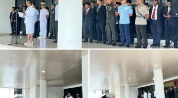 Wakil BupatibTanımbar, Pimpin Upacara Peringatan Hari Otda ke-30 