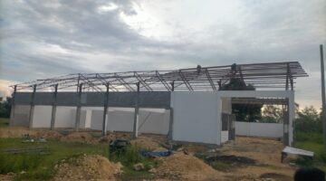 Rangka Atap Gedung KMP Diduga Tak Presisi, Respons Kapten Caj Joko Sulaksono Dinilai Tak Kooperatif
