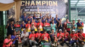Kapolda Banten Raih Juara 2 Kejuaraan Tenis Kapolda Cup dalam Semarak Hari Bhayangkara ke_80