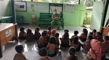 KORAMIL 411-09/SS SAMBUT HANGAT KUNJUNGAN EDUKASI SISWA – SISWI TK KAMPUNG GAYA BARU VIII